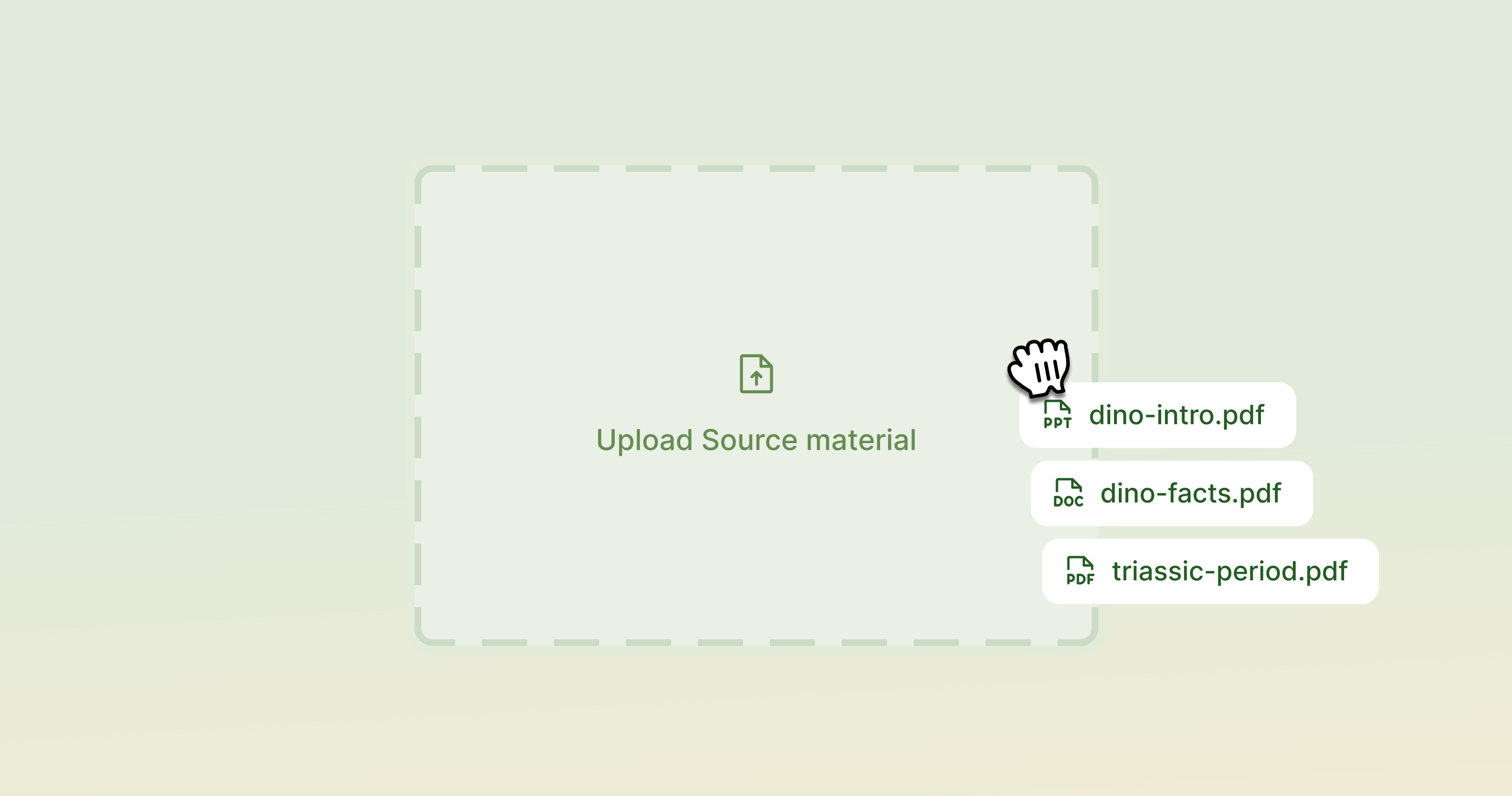 Relay uploading lesson source materials